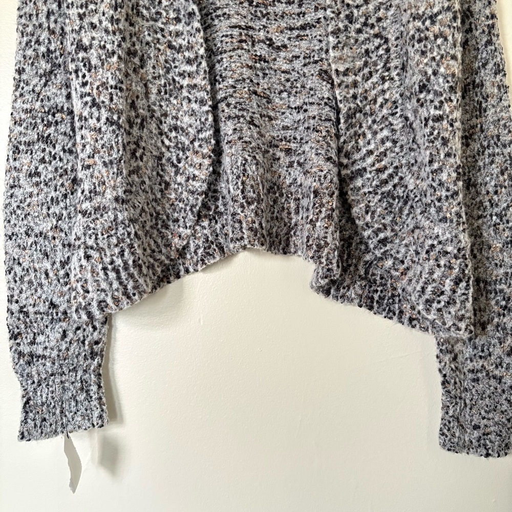 Tribal Marled Gray Cardigan Sweater Size Large - Picture 7 of 14